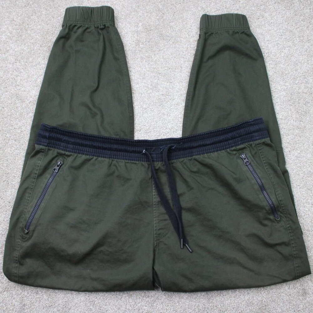 Under Armour Pants Mens 2XL XXL Green UA Fitted Sweatpants Joggers‎ Zip Pockets